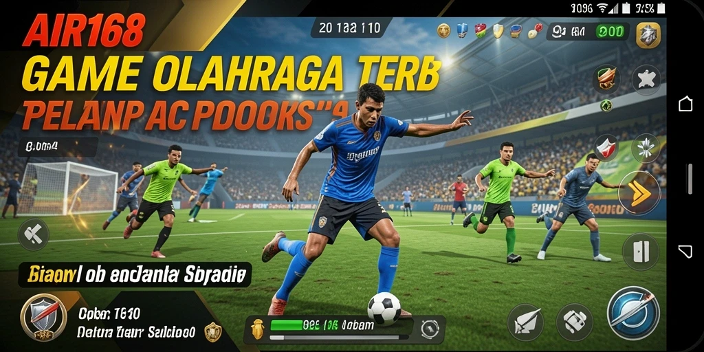 Tampilan gameplay AIR168 yang menegangkan dalam pertandingan olahraga.