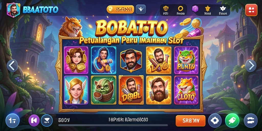 Gameplay menarik BOBATOTO dengan berbagai tema slot.