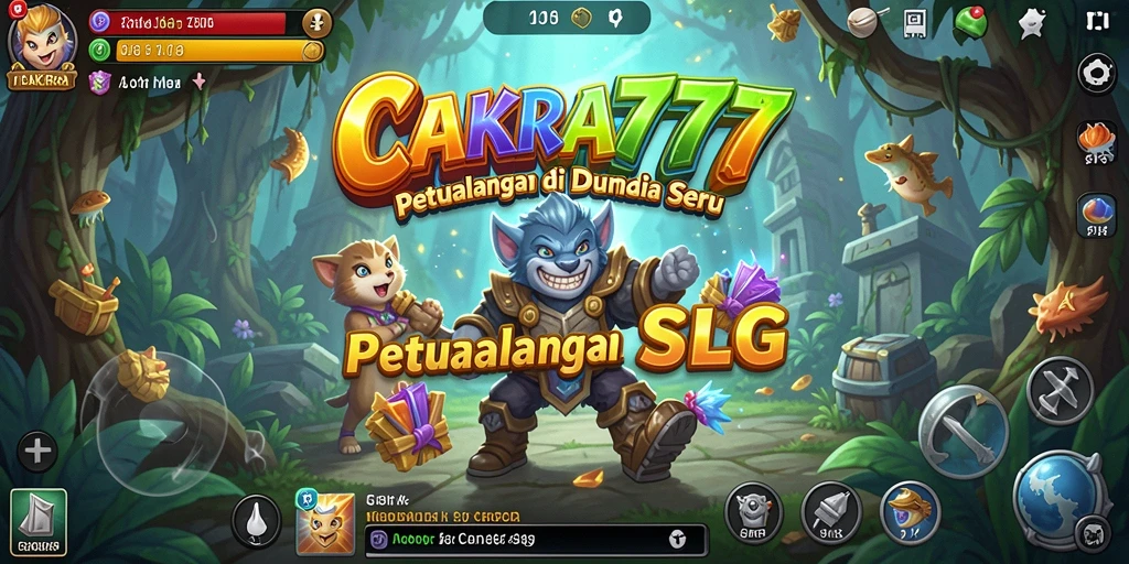 Tangkapan layar menampilkan aksi seru gameplay SLG di CAKRA777.