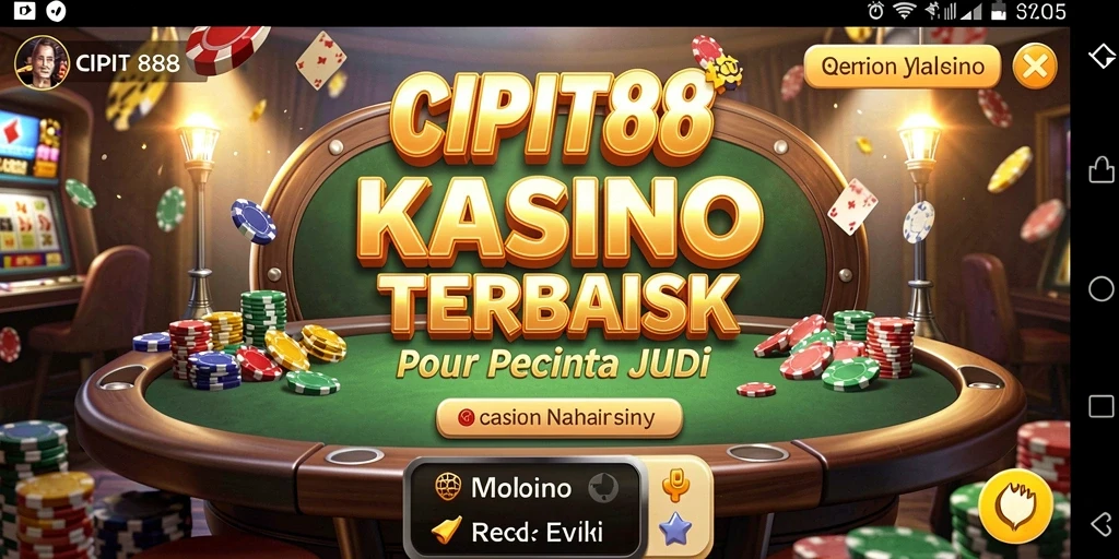 Screenshot gameplay CIPIT88 menampilkan grafis memukau dan suasana kasino yang menghibur.