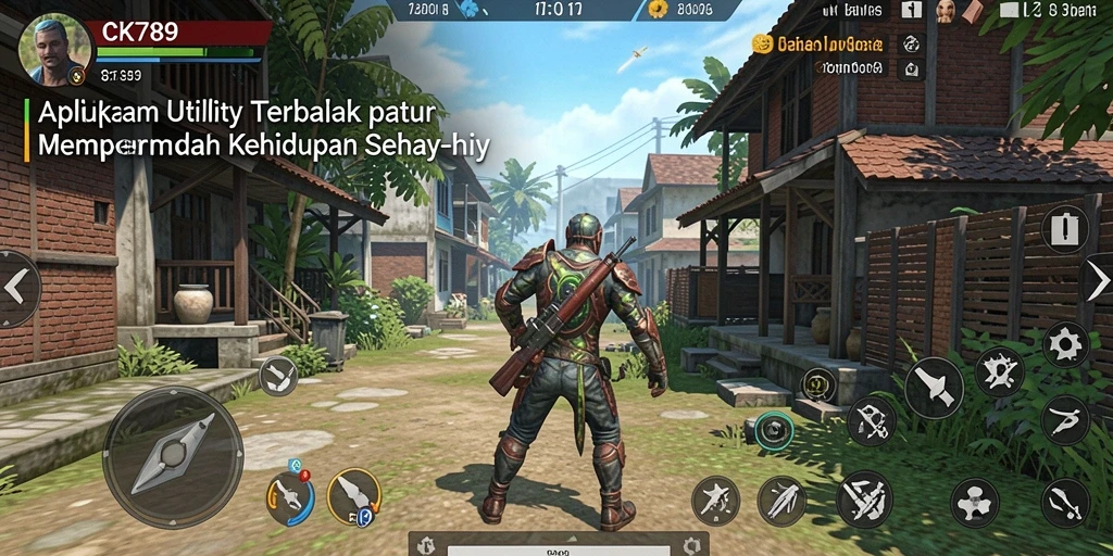 Tampilan utama CK789 yang menunjukkan fitur Utility yang lengkap.