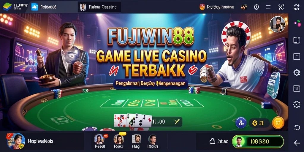 Tampilan gameplay <strong>FUJIWIN88</strong> yang menarik dan interaktif di Live Casino.