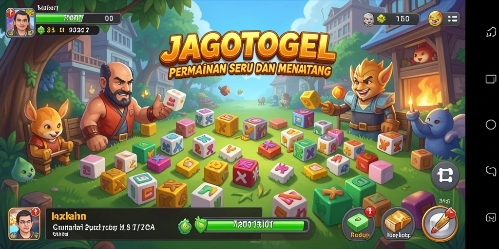 Tangkapan layar gameplay JAGOTOGEL yang menunjukkan level puzzle yang menantang.