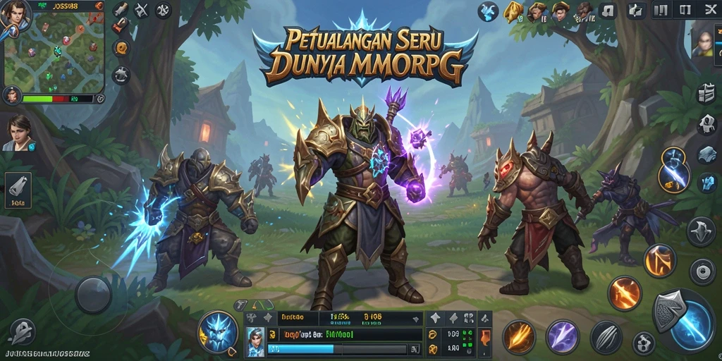 Screenshot utama JOSS188 menampilkan aksi seru dalam dunia MMORPG.