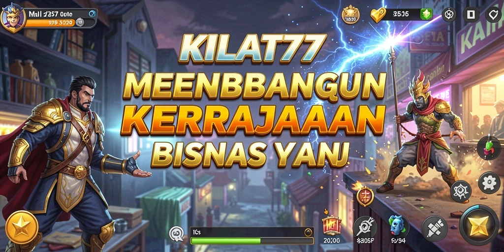 Screenshot KILAT77 menampilkan gameplay menarik dengan pengelolaan bisnis.