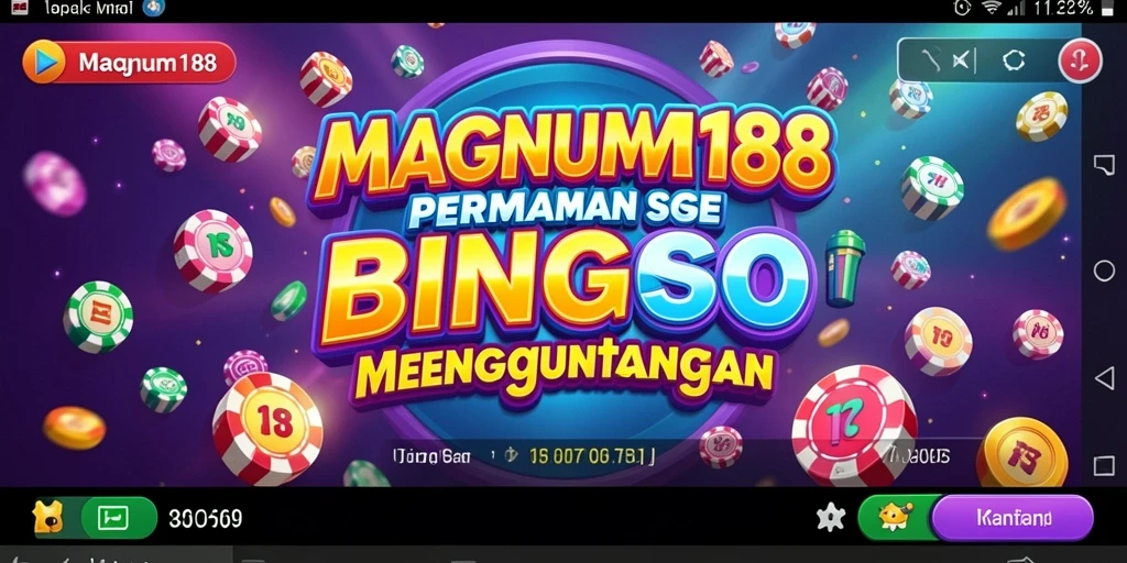 Tampilan gameplay penuh aksi dalam permainan Bingo MAGNUM188.