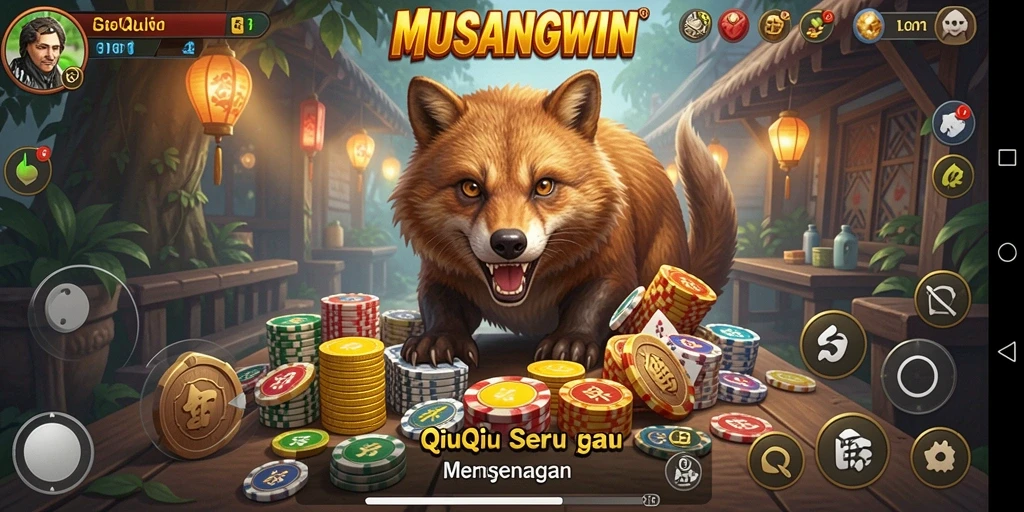 Tampilan screenshot gameplay QiuQiu yang seru dan interaktif.