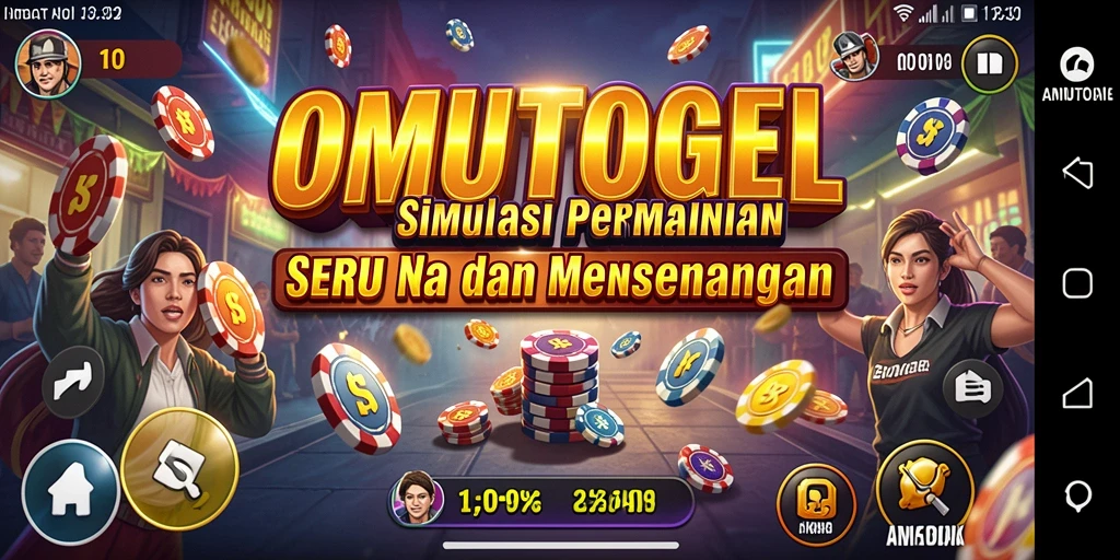 Tampilan gameplay menarik dari OMUTOGEL dengan mekanisme simulasi.
