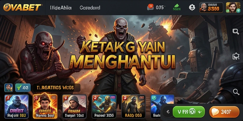Menampilkan gameplay mencekam dari OVABET di dunia Horror yang menegangkan.