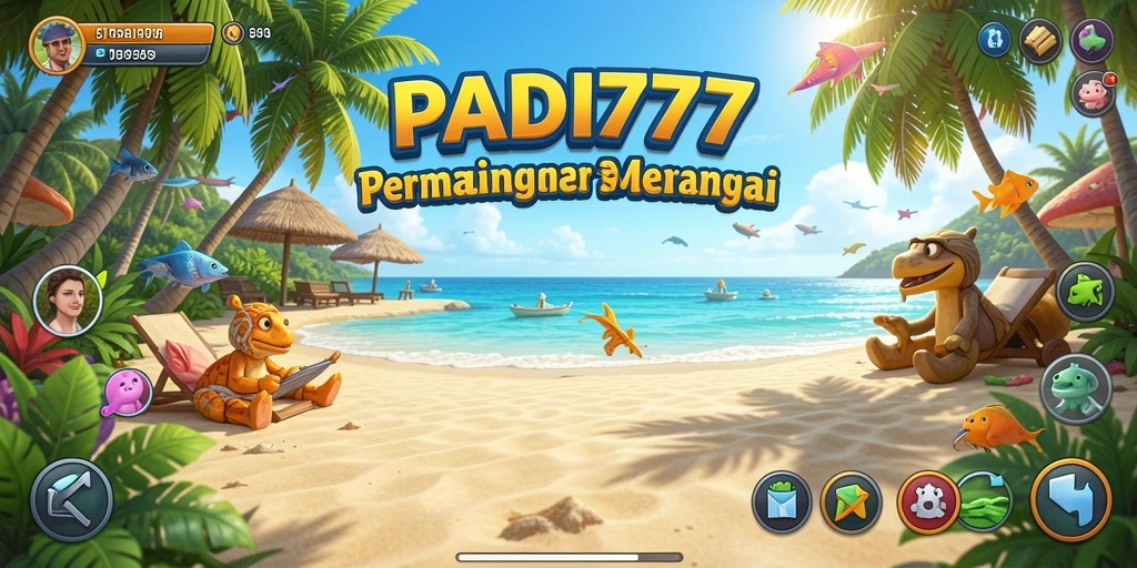 Tampilan gameplay PADI777 yang seru dan penuh warna.
