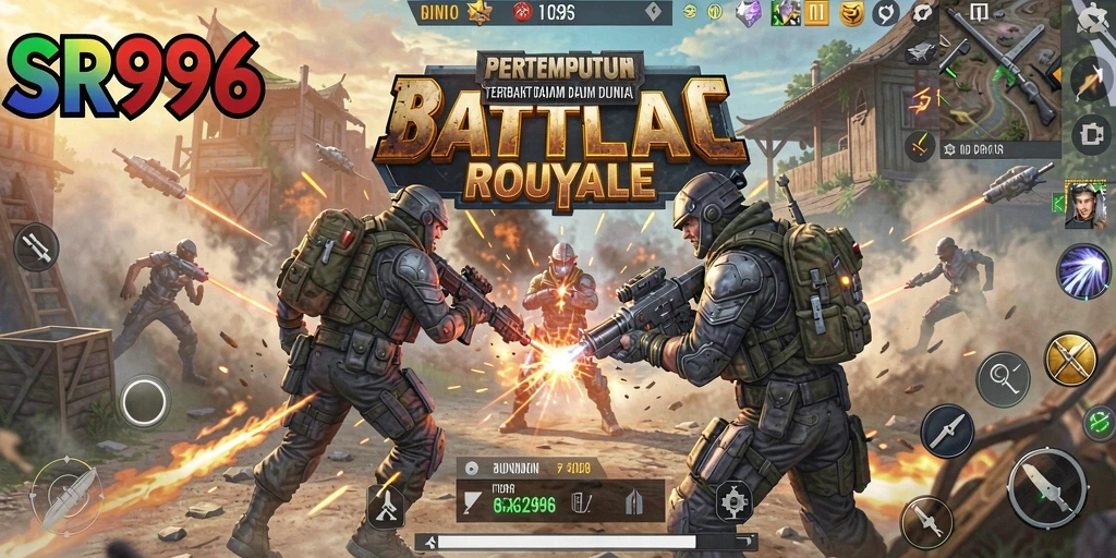 Tampilan gameplay exhilarating dalam SR996 yang penuh aksi.