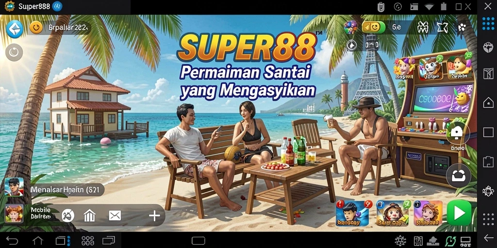 Tampilan gameplay SUPER88 yang seru dan mengasyikkan.