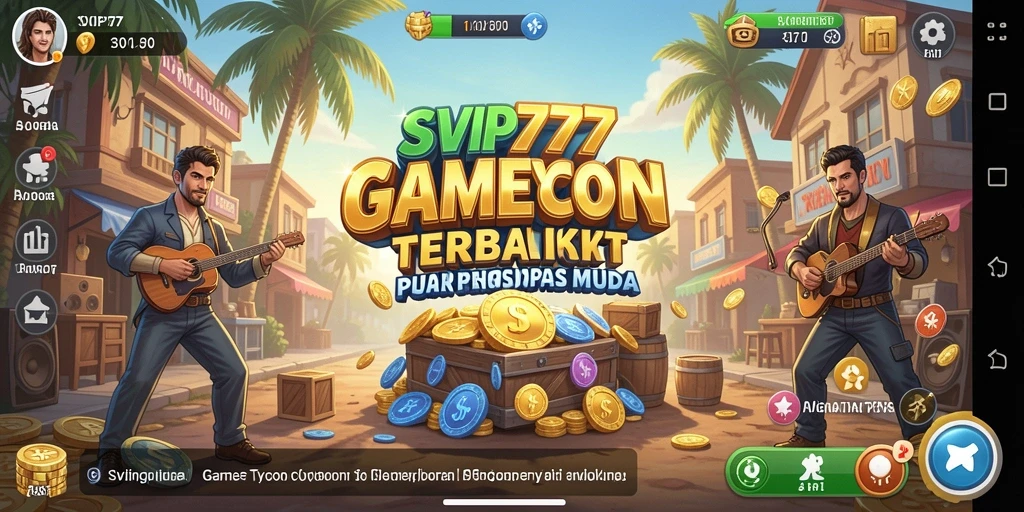 Tampilan gameplay SVIP777 yang menarik dan penuh strategi Tycoon.