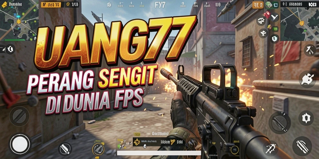 Screenshot UANG77 yang menunjukkan aksi gameplay seru FPS.