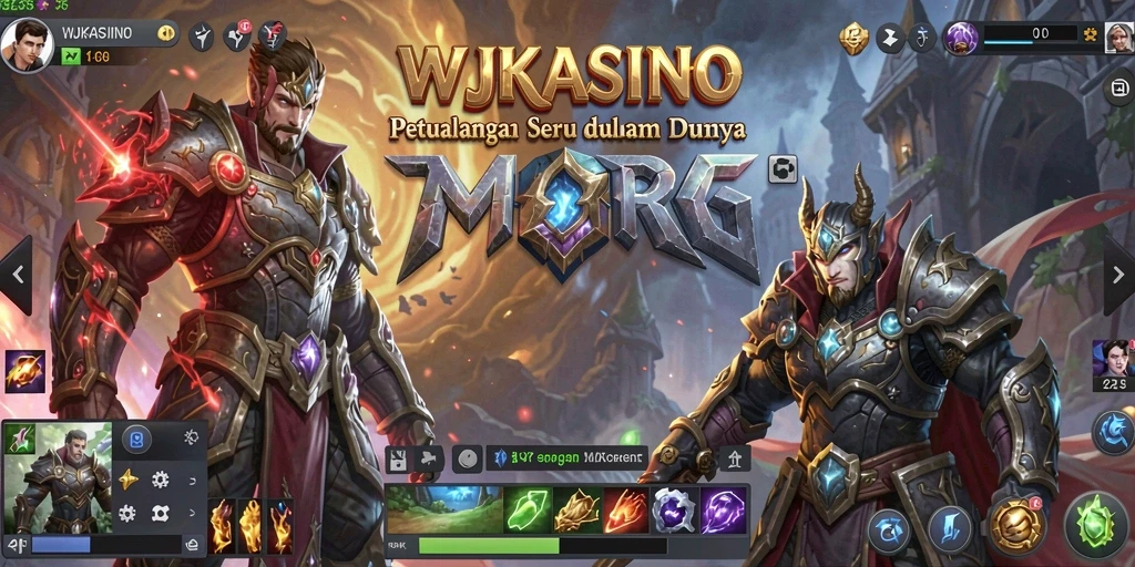 Tangkapan layar gameplay WJKASINO menampilkan aksi seru dalam dunia MMORPG.
